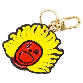 Porte-clés Louis Vuitton LV x YK Le Tocle Face Rouge Jaune