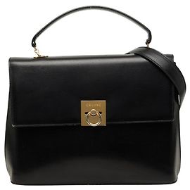 Céline Borsa a mano/Borsa a tracolla in pelle nera Celine Nero