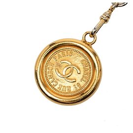 Cinturón de cadena Chanel 31 RUE CAMBON Cambon Vintage Coco Mark Dorado