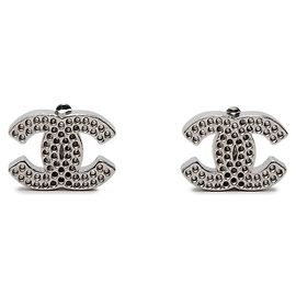 Orecchini Chanel Coco Mark Punching Argento