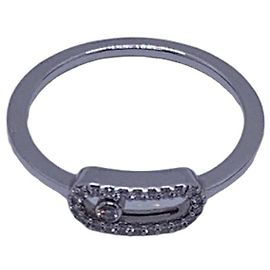 Messika Move Classic Diamantring Weißgold Silber