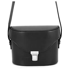 Schultertasche aus schwarzem Leder Yves Saint Laurent Schwarz
