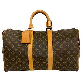 Sac Boston Monogram Louis Vuitton Marron