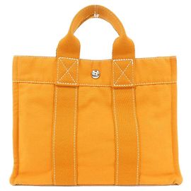 Hermès Hermes Deauville PM Canvas Tote Bag Orange