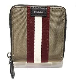 Portefeuille bifold en cuir Bally Vert
