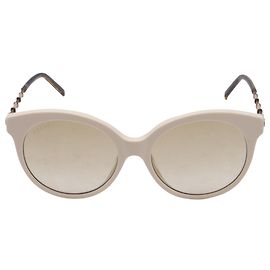 Óculos de sol Gucci Gradient GG3771/S Bamboo Cat Eye em acetato branco Branco