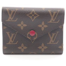 Cartera Victorine Monogram Louis Vuitton Castaño