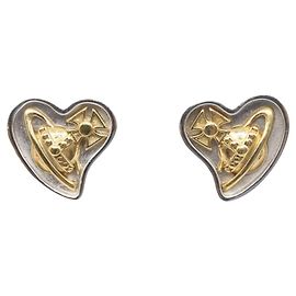 Vivienne Westwood Silver Earrings Silvery Metallic