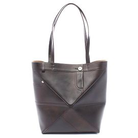 Bolsa Tote Loewe Puzzle Panta Medium de couro Marrom