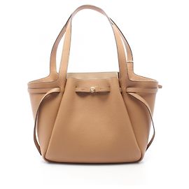 Bolsa Tote de couro Romy da Tory Burch Marrom