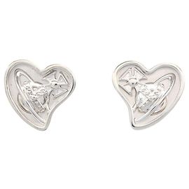 Vivienne Westwood Silver Earrings Silvery Metallic
