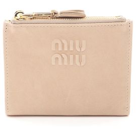 Portefeuille Miu Miu NAPPA AVIATOR Marron Beige