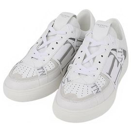 Valentino Garavani Baskets Logo Band pour hommes Blanc