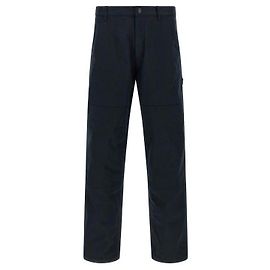 Moncler Pantalones de gabardina de algodón Azul