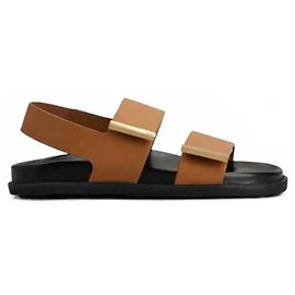 Tod's Sandali con listini in pelle Marrone