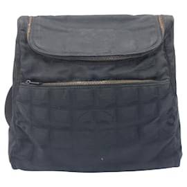 Chanel Nylon Coco Mark Backpack Black