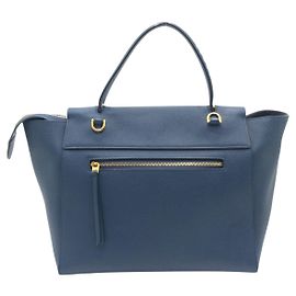 Céline CELINE Belt Bag bolsa 2way de couro Azul