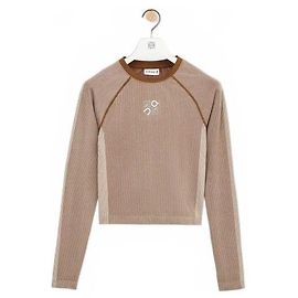 Loewe Top de manga comprida Branco