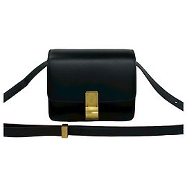 Céline Borsa a tracolla Celine Classic Box in pelle Nero