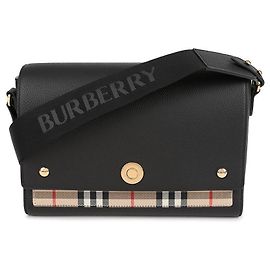 Burberry Bolsa transversal Check Preto