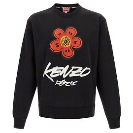 Sudadera Kenzo Boke Flower Negra de Algodón Negro