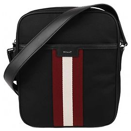 Borsa a tracolla Bally nera in nylon Nero