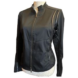 Prada Bikerjacke aus Nylon in Schwarz Schwarz