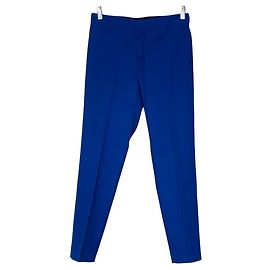 Autre Marque Drawer Twill Slim Pants Blue