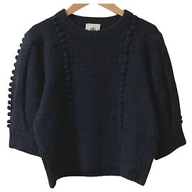 Autre Marque The Garment Half Sleeve Pullover Knit Black
