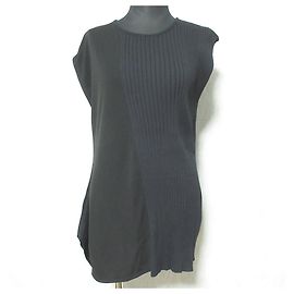 Lanvin Collection Asymmetry Docking Cutsew Negro