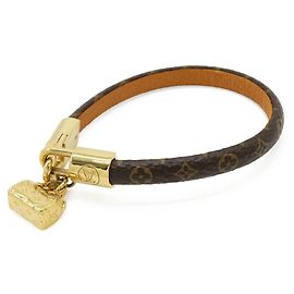 Pulsera Charm Monogram Louis Vuitton Castaño Monograma