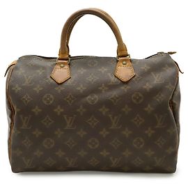 Bolso Louis Vuitton Monogram Speedy 30 Castaño Monograma