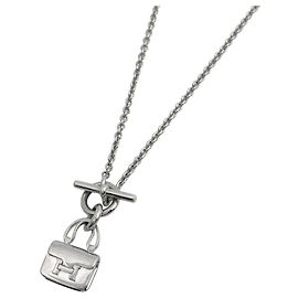 Hermès Colar Amulette Constance Hermes Prata