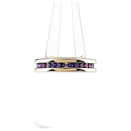 Bulgari Bvlgari B.zero1 Ring aus Gelbgold mit Amethyst Gelb