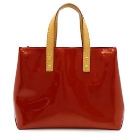 Sac à main Louis Vuitton Monogram Vernis Lead PM Rouge