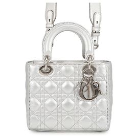 Christian Dior Cannage My ABC Lady Small Handtasche Silber