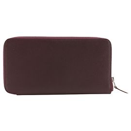 Hermès Hermes Azap Zip Around Epsom Long Dark red
