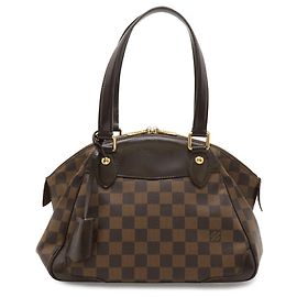 Louis Vuitton Damier Verona PM Handtasche Braun Andere Damier ebene
