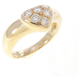 Tiffany & Co Anello a fascia Tiffany Pave Heart D'oro