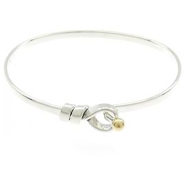 Tiffany & Co Pulseira rígida Tiffany Love Knot Prata Dourado