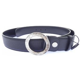 Bulgari Bvlgari Standard Black Belt Black