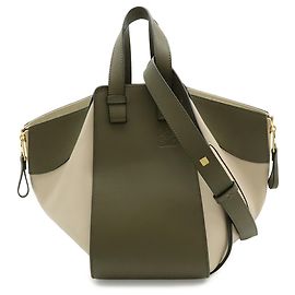 Loewe Hammock Bag Small Handbag White Beige Khaki