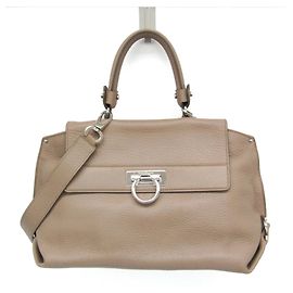 Sac Sofia en cuir Salvatore Ferragamo Taille Medium Rose