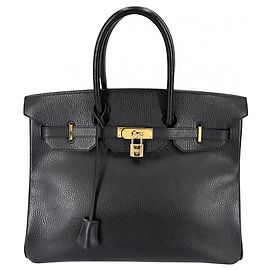 Hermès Bolsa Hermes Birkin 35 Preto