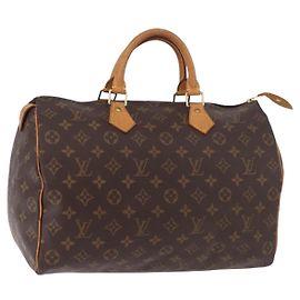 Louis Vuitton Speedy Monogram Canvas 35 Marrom