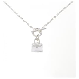 Hermès Hermes Amulette Birkin Halskette Silber