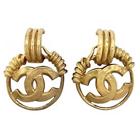 Orecchini a clip Chanel Vintage D'oro