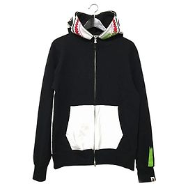 Autre Marque A Bathing Ape (Bape) Sudadera con Cremallera Panda Negro Blanco Verde