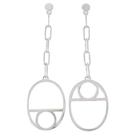 Hermès Orecchini Chaine d'Ancre Game Hermes Argento