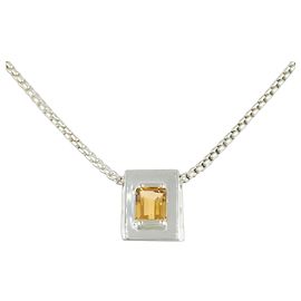 Hermès Collana Citrine Hermes Argento
